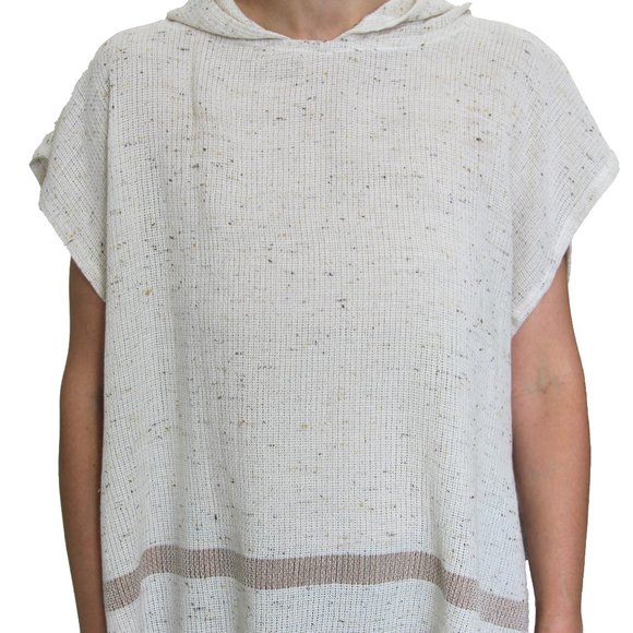 Turquoise island Store Tops - BEACH PONCHO ORGANIC Turkish cotton soft muslin